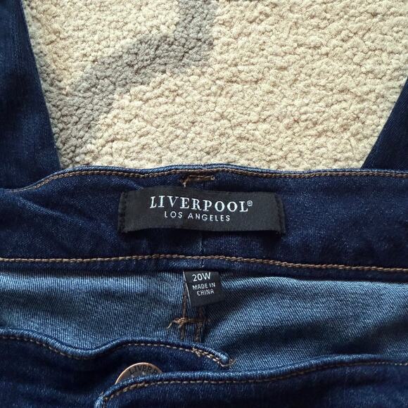 Liverpool Charlie crop wide rolled cuff jean - Picture 4 of 5